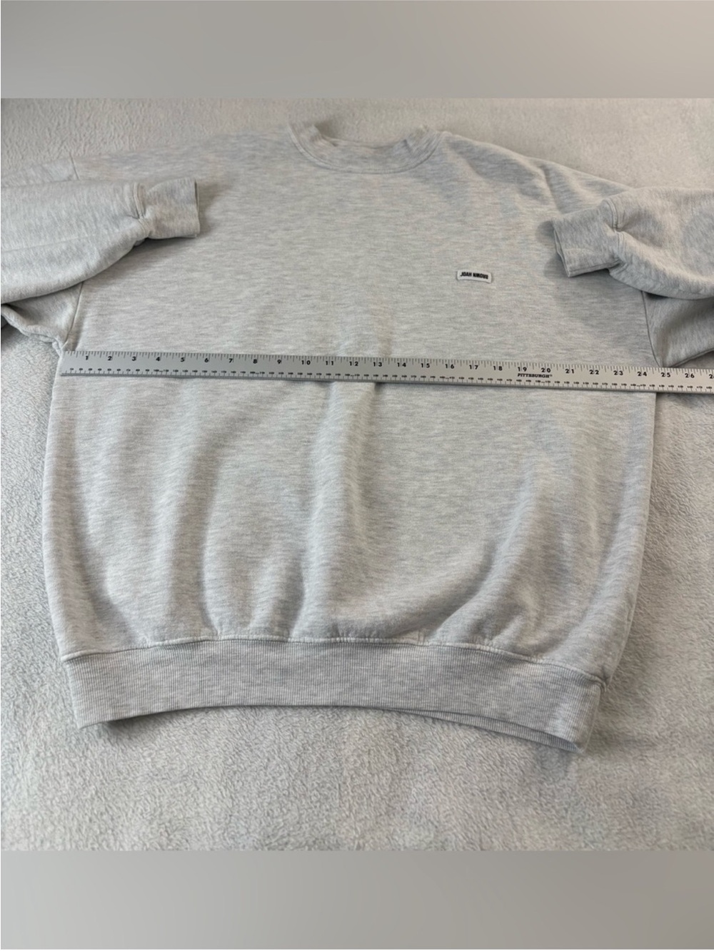 Joah Brown Women’s Crewneck Sweatshirt, light heather grey - Picture 10 of 11